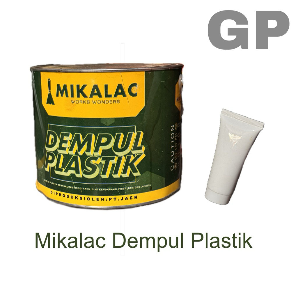 Dempul Mikalac 3,5kg + Hardener || Mobil,Kayu,Besi