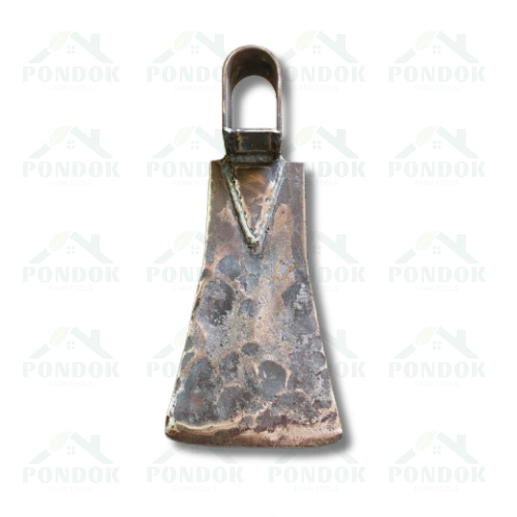 Ganco Tanah Bahan Baja Per Original - Cangkul Kecil Baja Tebal - Ganco Baja Per Tajam