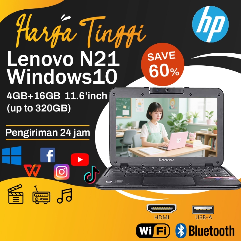 LAPTOP lenovo Windows10 murah 100 ribu second berkualitas original kecil Netbook laptop