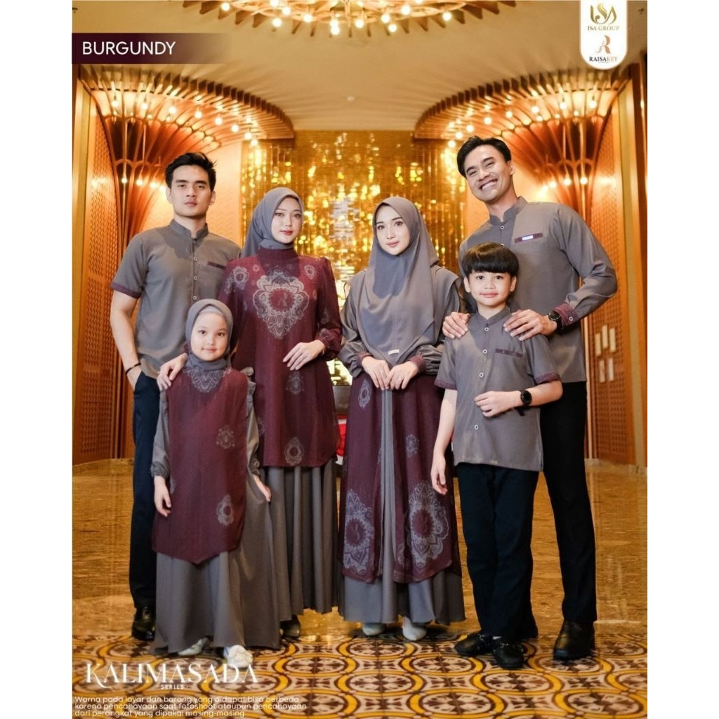 SARIMBIT RAISAKEY KALIMASADA BURGUNDY SARIMBIT ORIGINAL GAMIS BRANDED
