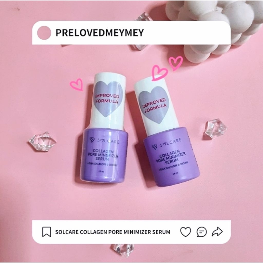 SOLCARE COLLAGEN PORE MINIMIZER SERUM + DNA SALMON & BIOME