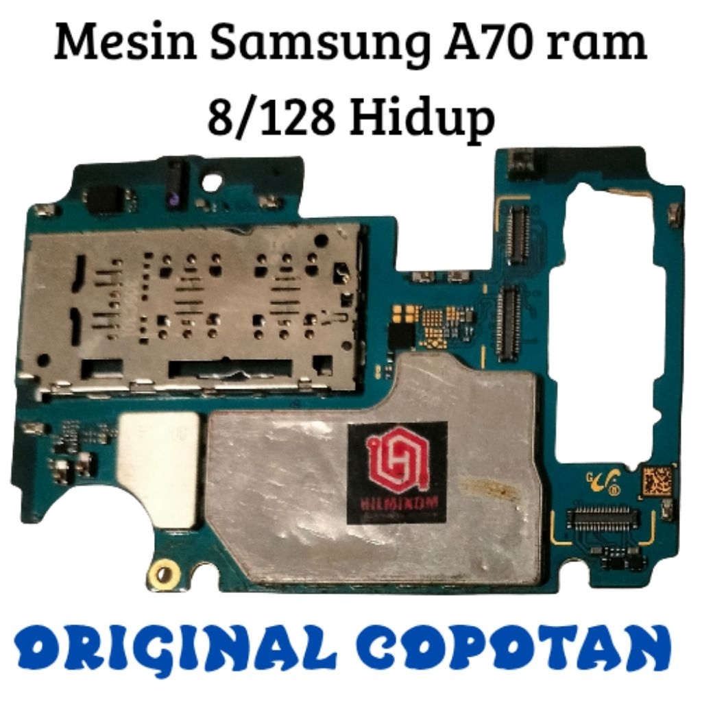 mesin Samsung galaxy A70 RAM 8/128 kondisi hidup original copotan