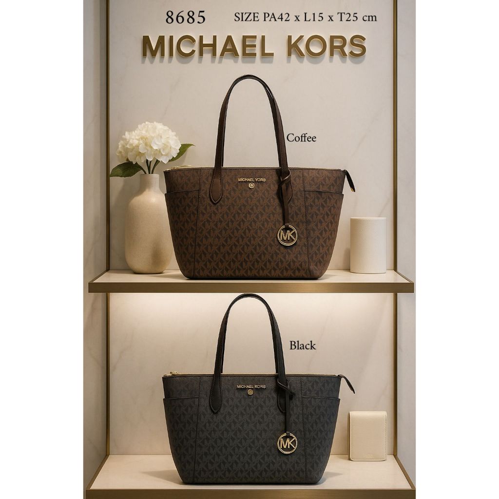 VIP PLATINUM TOTE MK WANITA + 8685