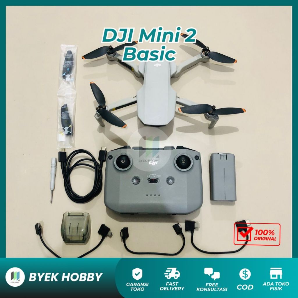 Original DJI Mini 2 Basic (Drone Second Kamera 4K)