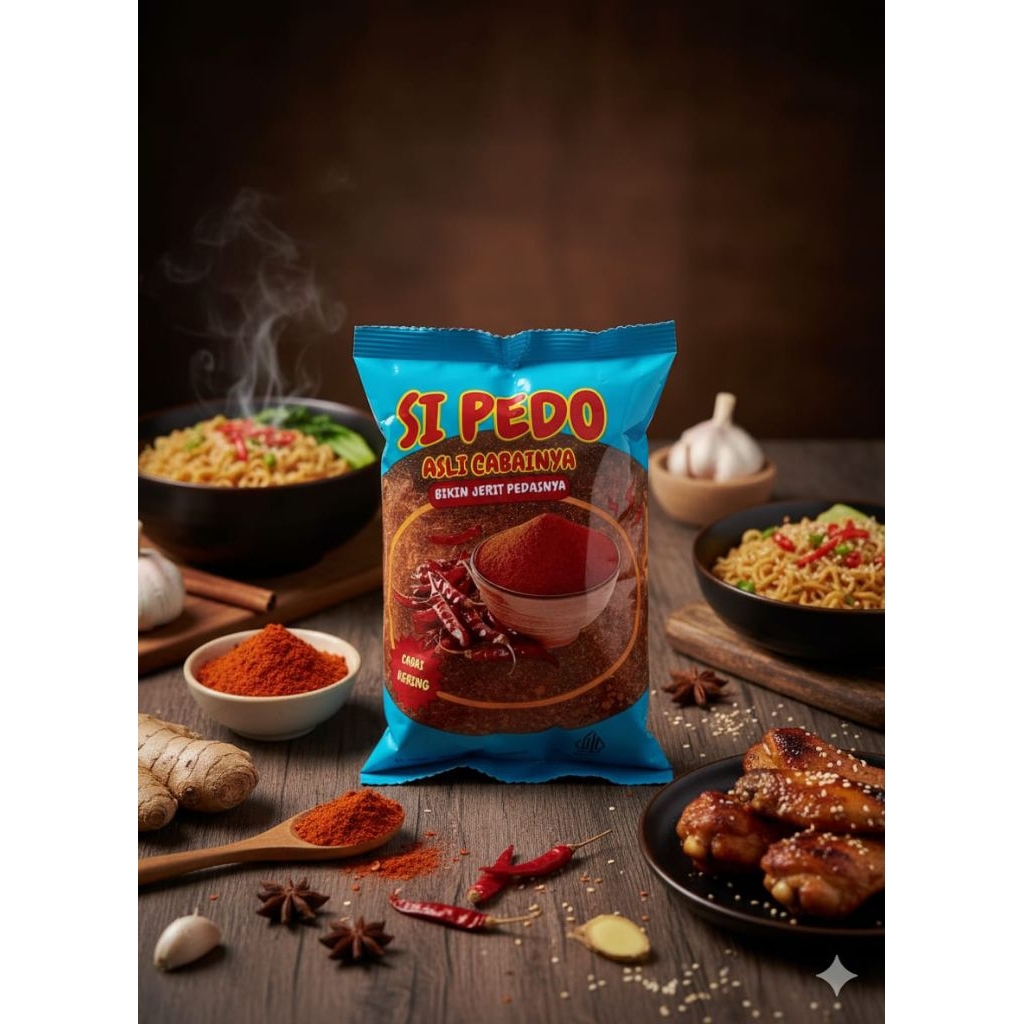 Cabe bubuk Kering Asli Tasikmalaya Pedas Bubuk Cabe