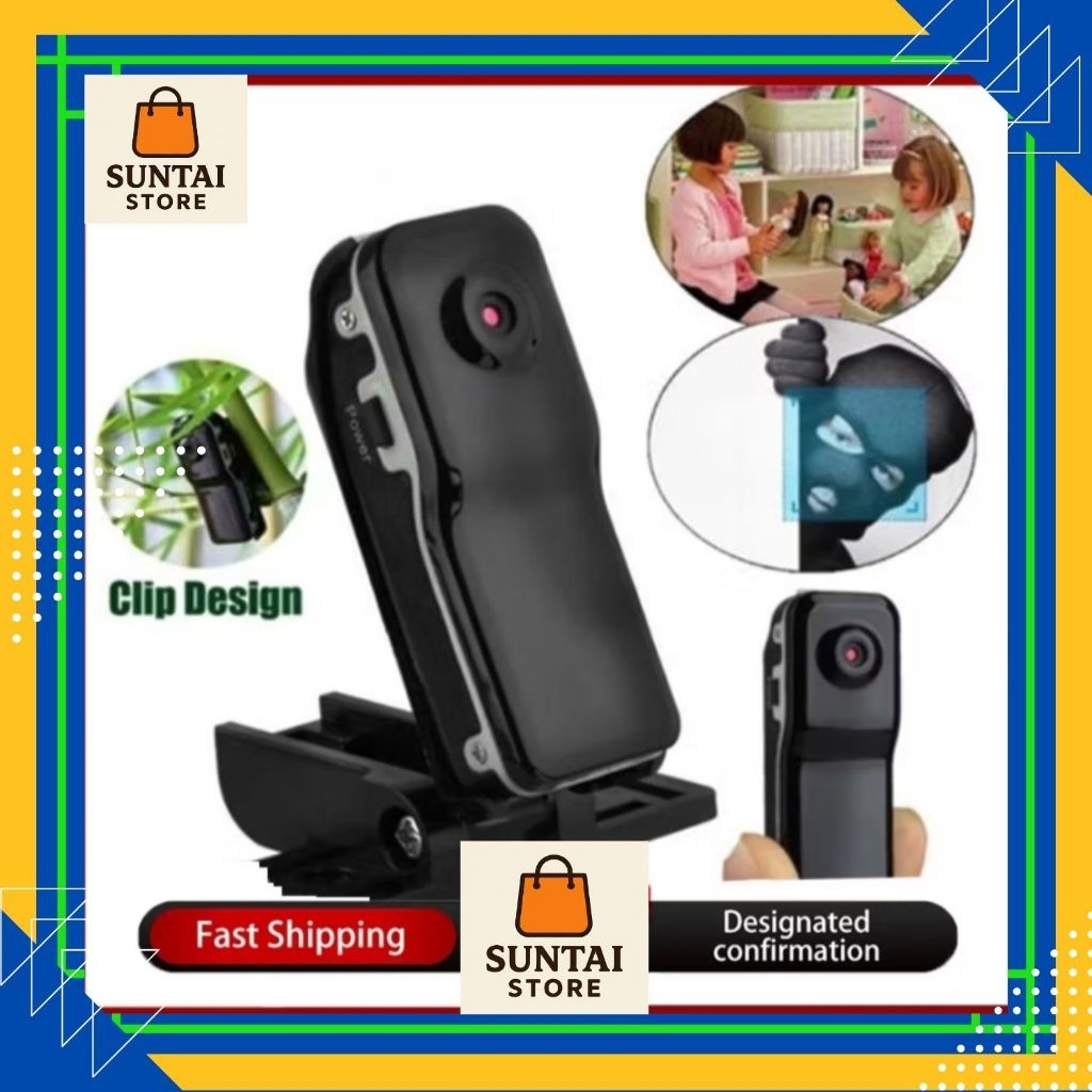 Kamera Mini HD MD80 Action Cam Dashcam Motor Mobil Vlog Spy Camera - Security Smart Camera Pengintai