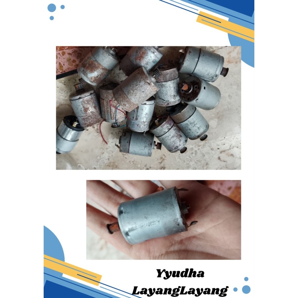 DINAMO BEKAS PRINTER 12VOLT-24VOLT