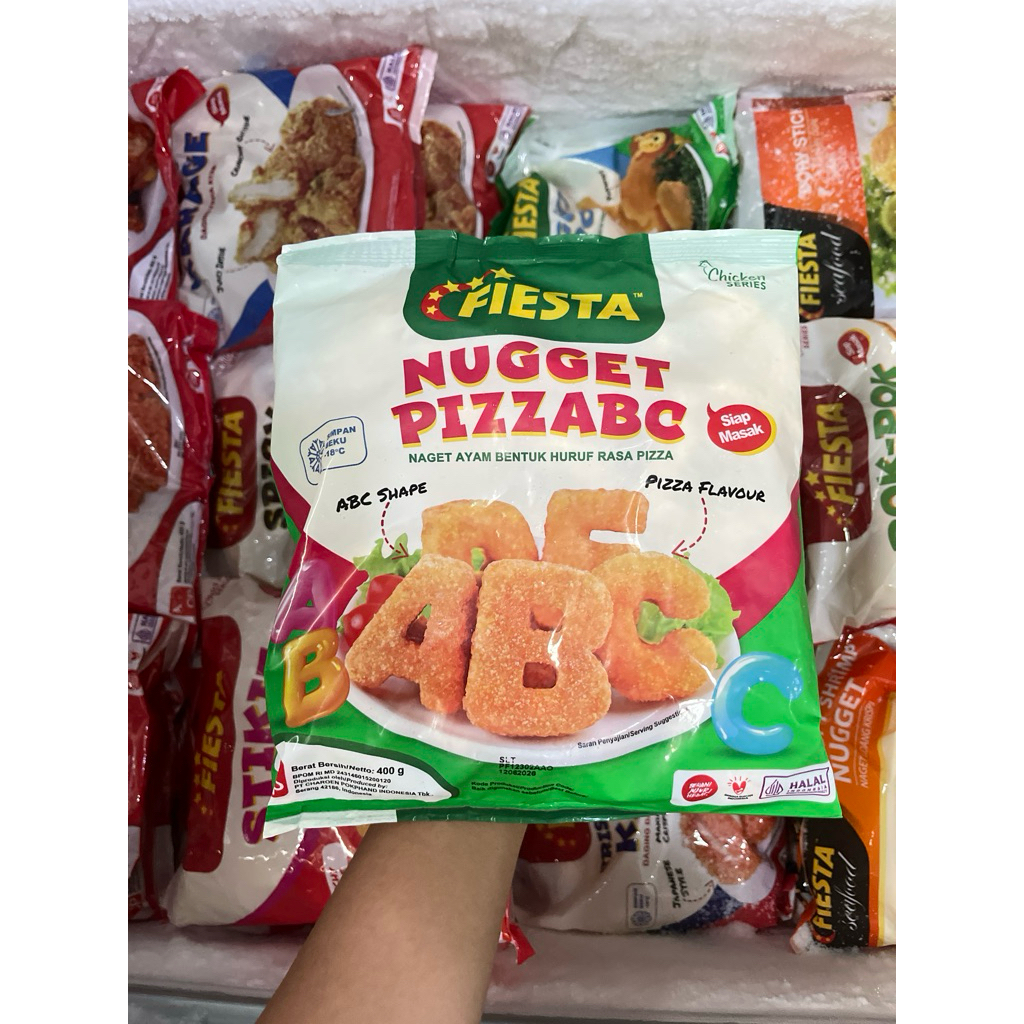 Fiesta Nugget Pizza ABC 400 gr-Nugget Frozen