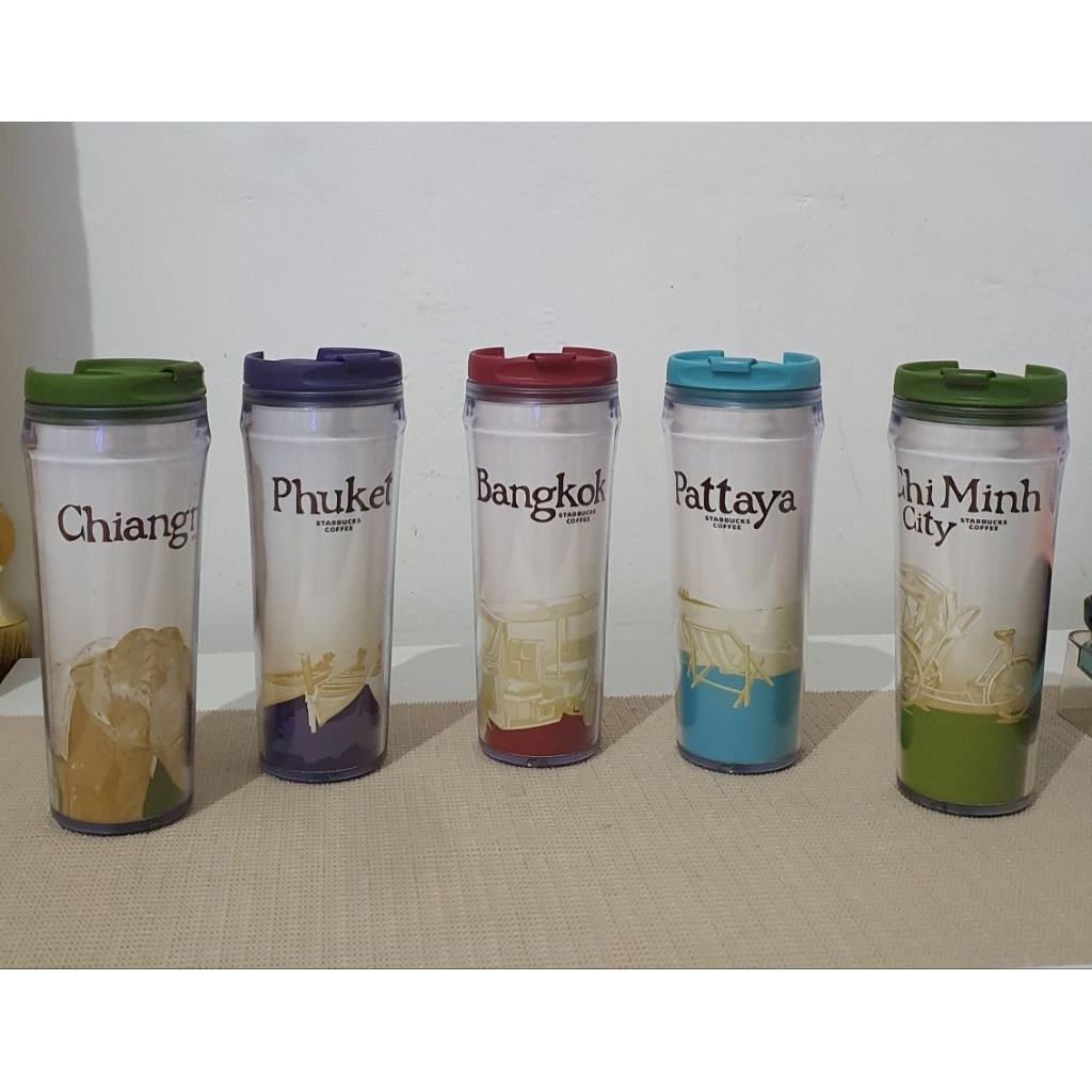 Tumbler Botol Minum Starbucks NEGARA / KOTA  ASIA Original