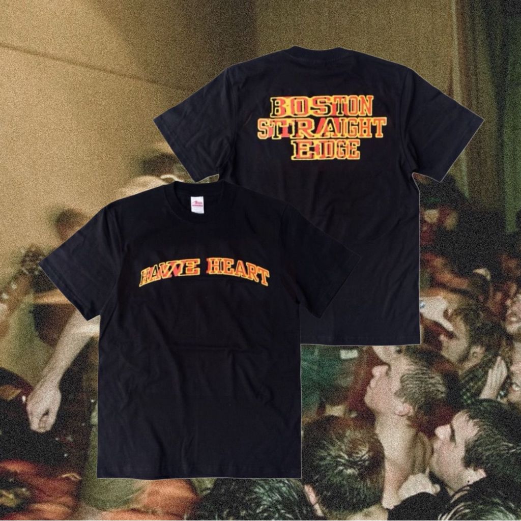 kaos band HAVE HEART - BOSTON STRAIGHT EDGE (black)