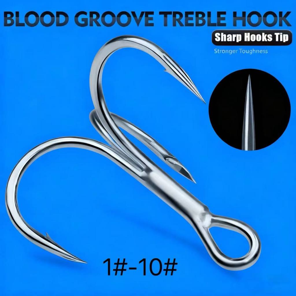 25 pcs Kail Pancing Karbon Tinggi - Super Tajam, Kuat, Ukuran 1#-10# Kail Pancing Baja Berduri - Kai