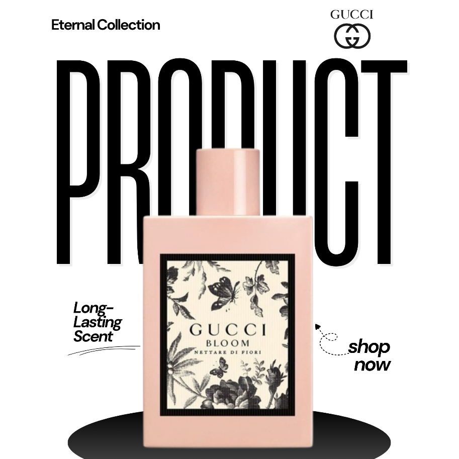 Parfum GUCCI BLOOM Eau De Parfum original 100% for women @100ML