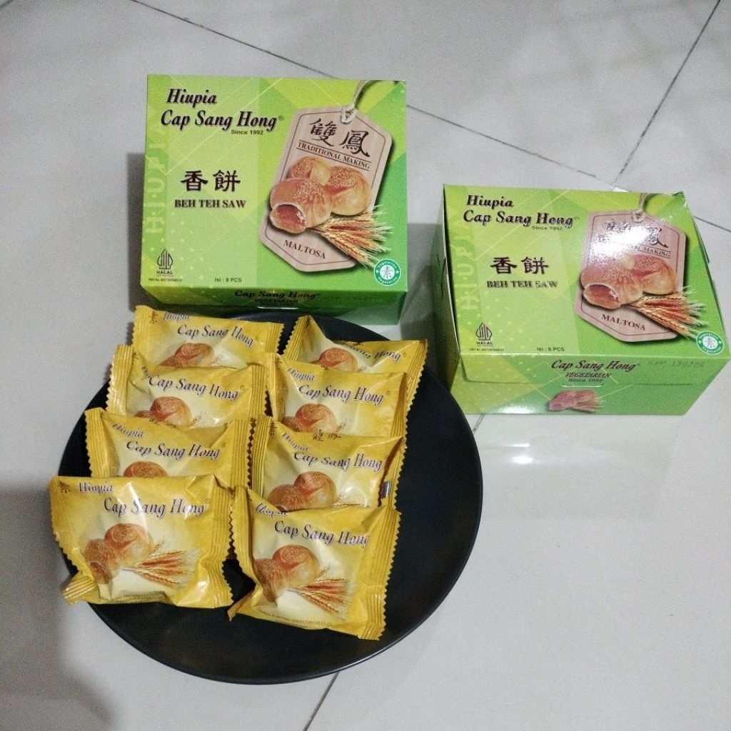 HIU PIA VEGETARIAN CAP SANG HONG isi 8 pcs/box