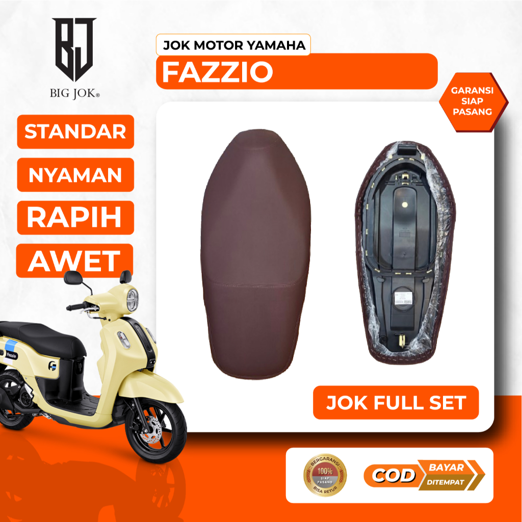 Jok motor fazzio I Jok standar komplit Yamaha Fazzio