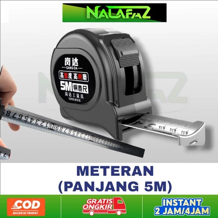 Meteran 5M Alat Meteran Pita Pengukur Measuring 5m