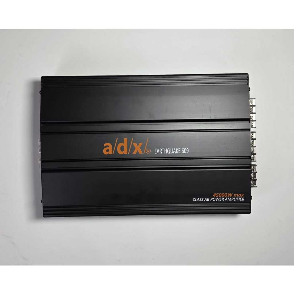 ADX Power Amplifier EARTHQUAKE 609 45000W 4 Channel Mosfet Bass Jedag-jedug & Treble Tajam Subwoofer
