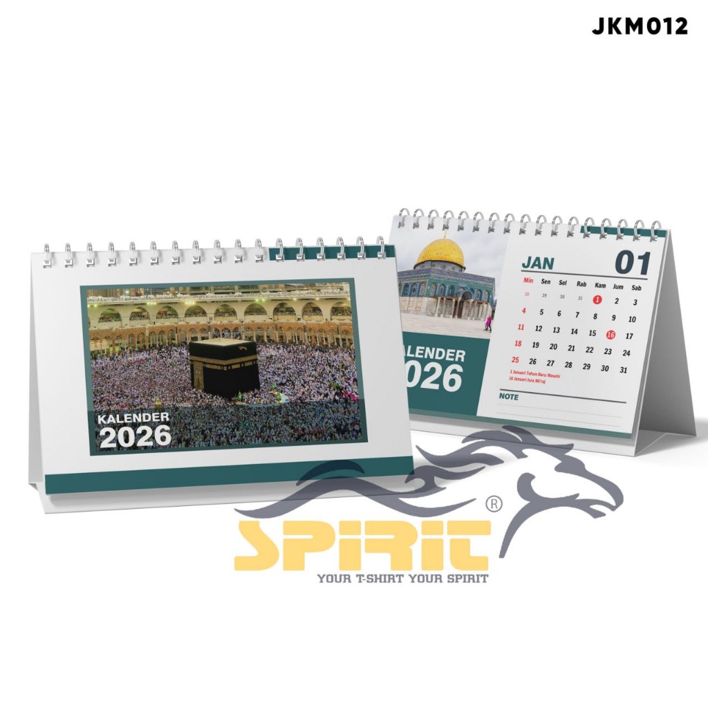 [BEST SELLER] KALENDER MEJA TAHUN 2026 GAMBAR MASJID / KALENDER DUDUK TAHUN 2026 MASJID