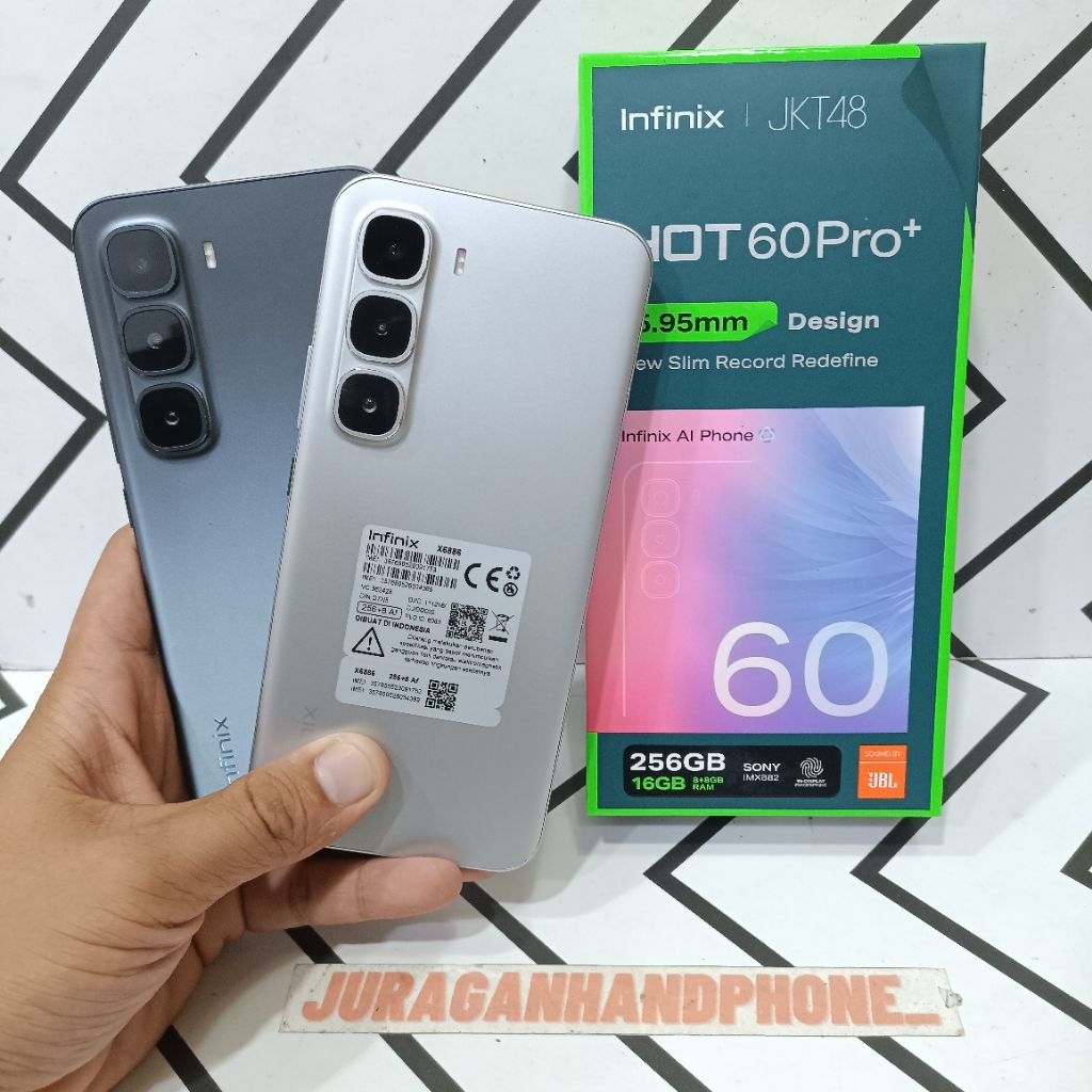 INFINIX HOT 60 PRO PLUS 8/256GB 8/128GB HP BEKAS SECOND FULLSET