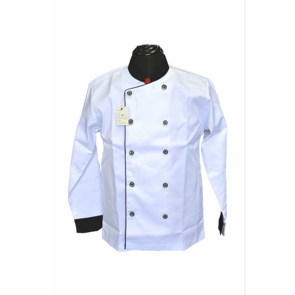 Baju Koki chef jacket lengan panjang