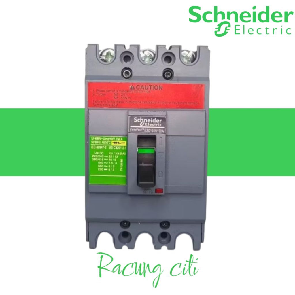 MCCB EASYPACT EZC SCHNEIDER 40A ORIGINAL