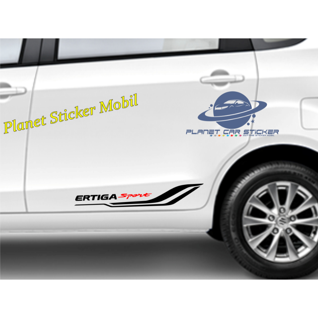 new sticker ertiga sport stiker body samping mobil suzuki ertiga sticker ertiga sport keren