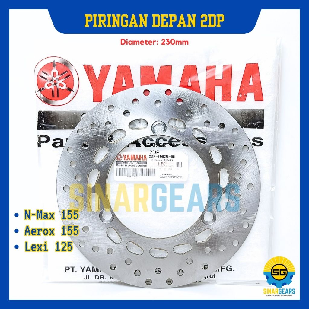 Disc Brake Depan Original Yamaha 2DP Piringan Rem Cakram NMax 155 Aerox 155 Lexi 125 Disk Brake Ori 