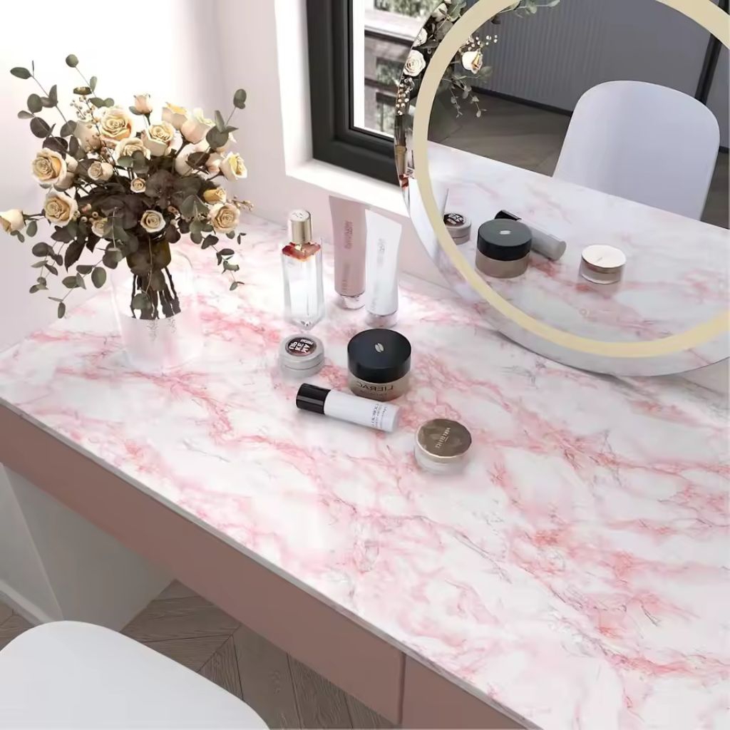 Paldu ID  -  WALLPAPER STIKER 3D Motif Marmer Marble Glossy Wallpaper Dapur Anti Minyak Dan Panas An