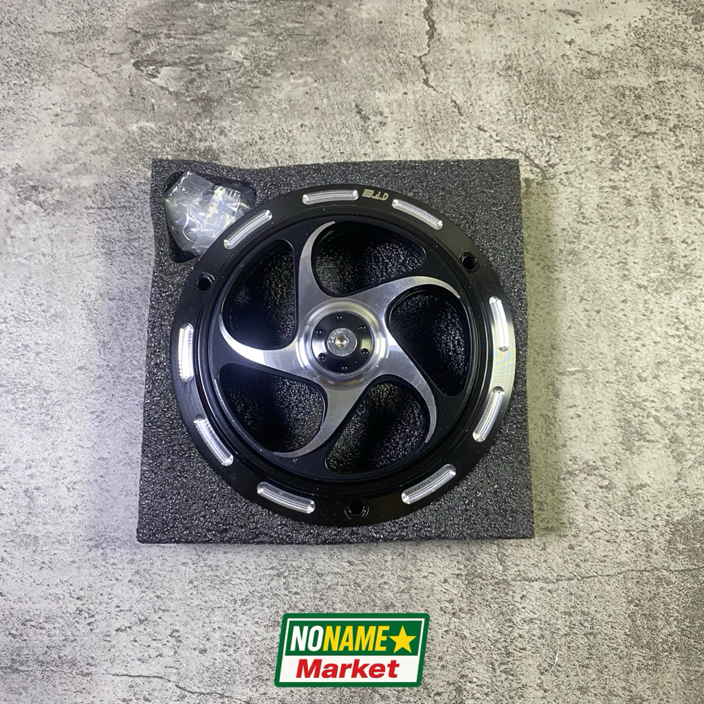 Spinner CNC Vespa Matic Black/Smoke Model Bintang