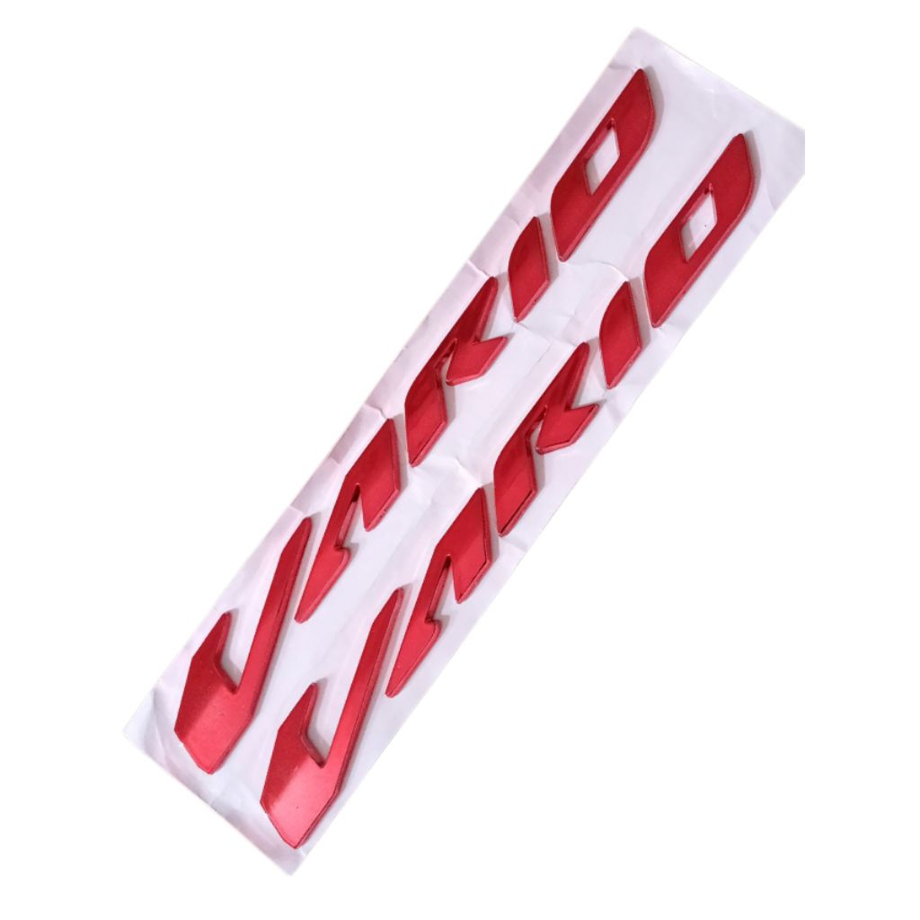 emblem vario new merah spasang