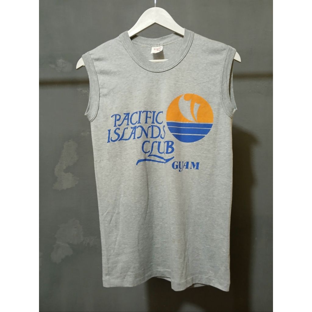 Tank Top 80s Hawaii Pacific Island Club GUAM - M Fit S