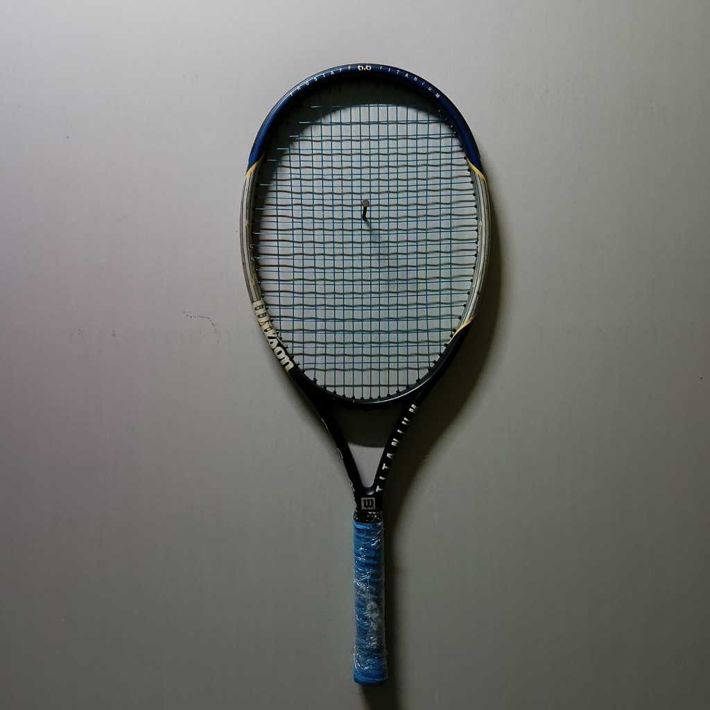 Raket Tenis Wilson Pro Staff 6.6 Titanium kualitas Original Preloved