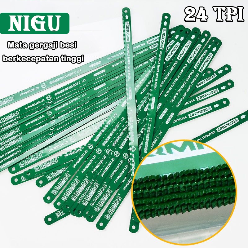Mata Gergaji Besi 12 Inch 24 TPI /Mata gergaji besi berkecepatan tinggi, mata gergaji besi manual, m