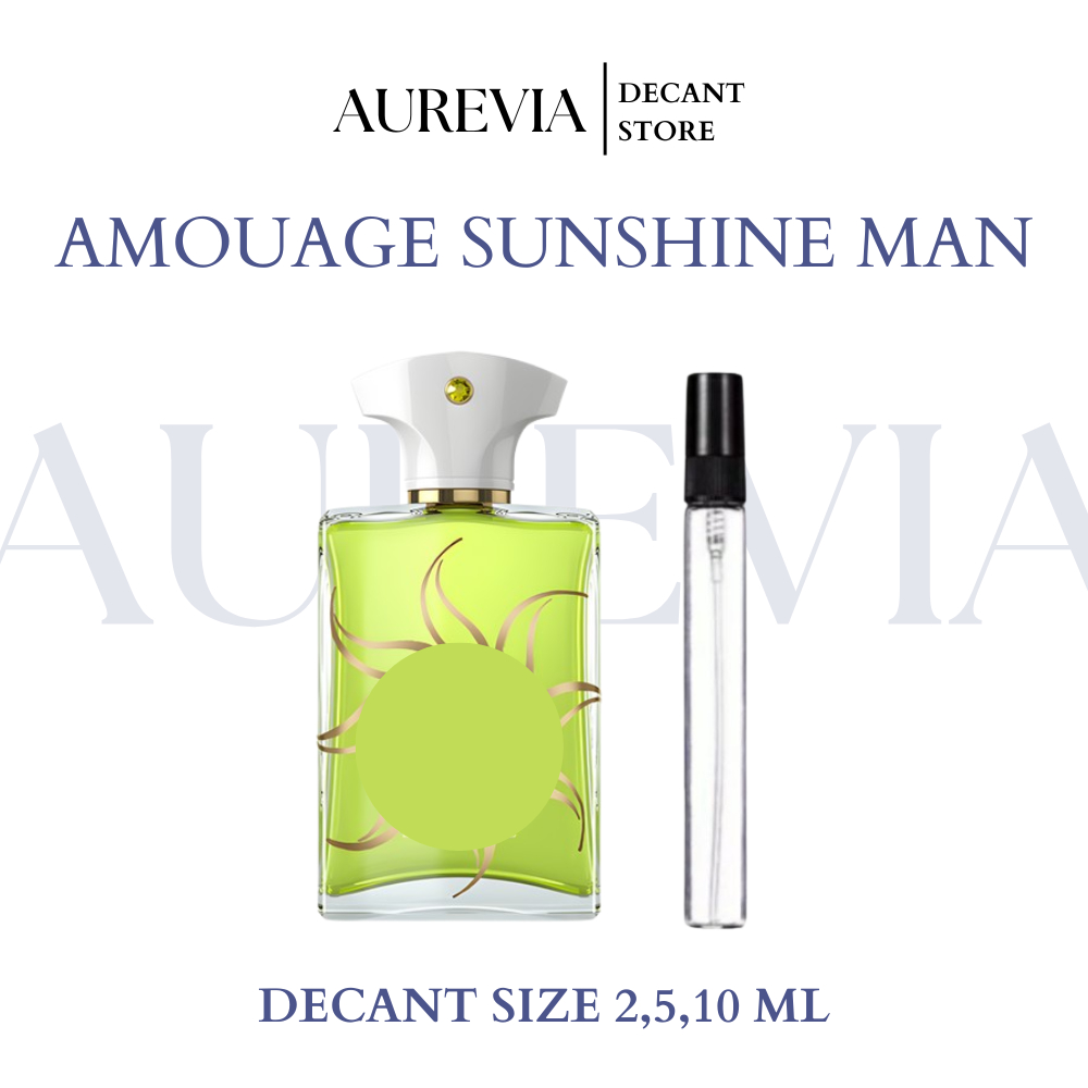 Decant Parfum Original Amouage Sunshine Man 2 5 10 ML - Travel Size / Long Lasting