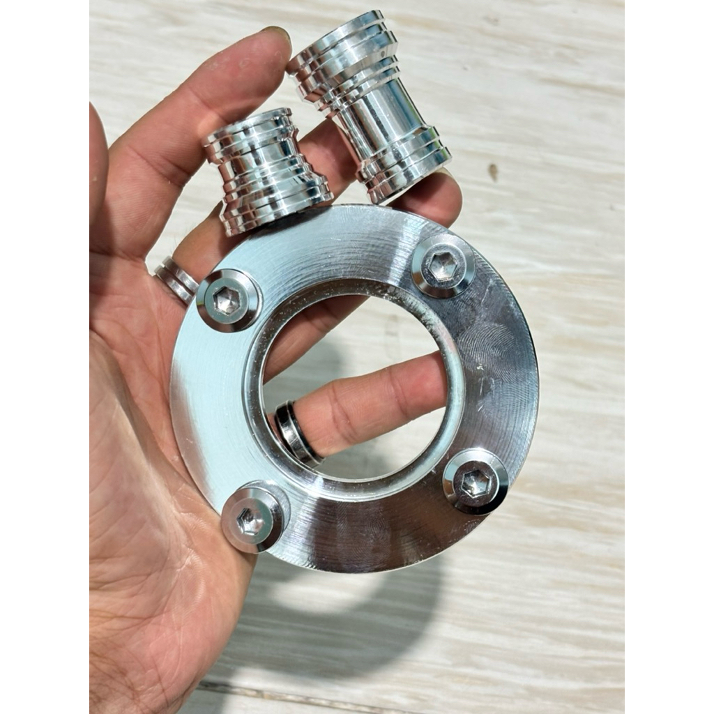 Spacer Adaptor & Bushing Roda Depan Scoopy Velg 12 Beat Vario Velg 14