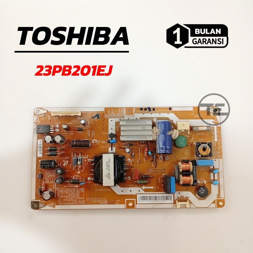 TOSHIBA 23PB201EJ PSU POWER SUPPLY REGULATOR MESIN TV LED