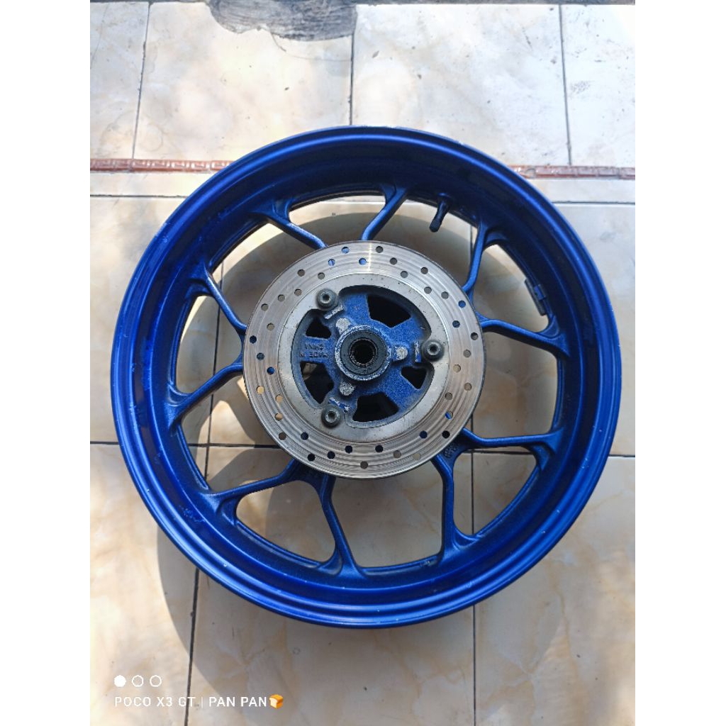 velg belakang r25/mt25 only warna biru