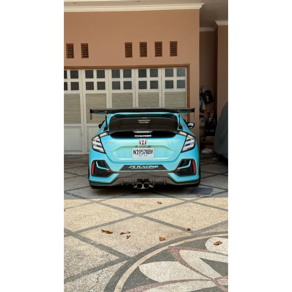 spoiler / Gt wing Civic turbo hatchback carbon