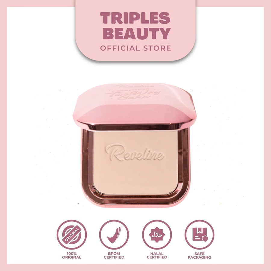 REVELINE - Brightening Two Way Cake | Bedak TWC