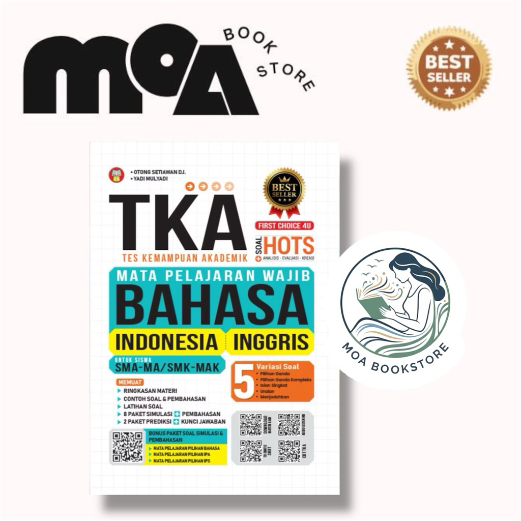 Buku TKA BAHASA INDONESIA - INGGRIS SMA-MA/SMK-MK 2025/2026