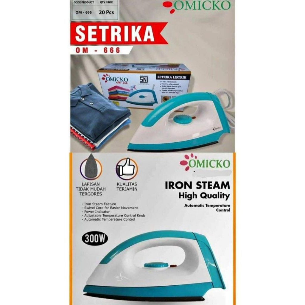 setrika omicko setrika merk omicko warna random