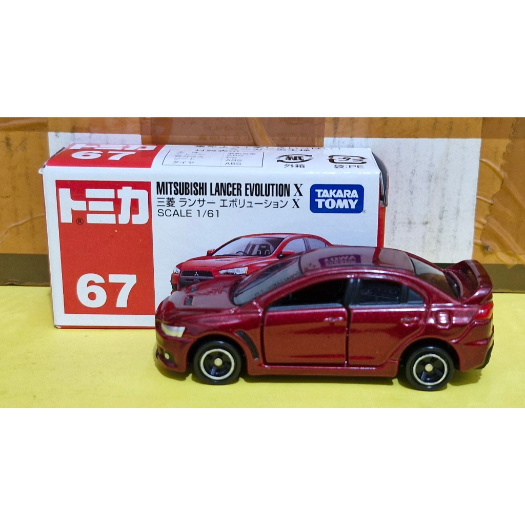 Tomica 67 MITSUBISHI LANCER EVOLUTION X