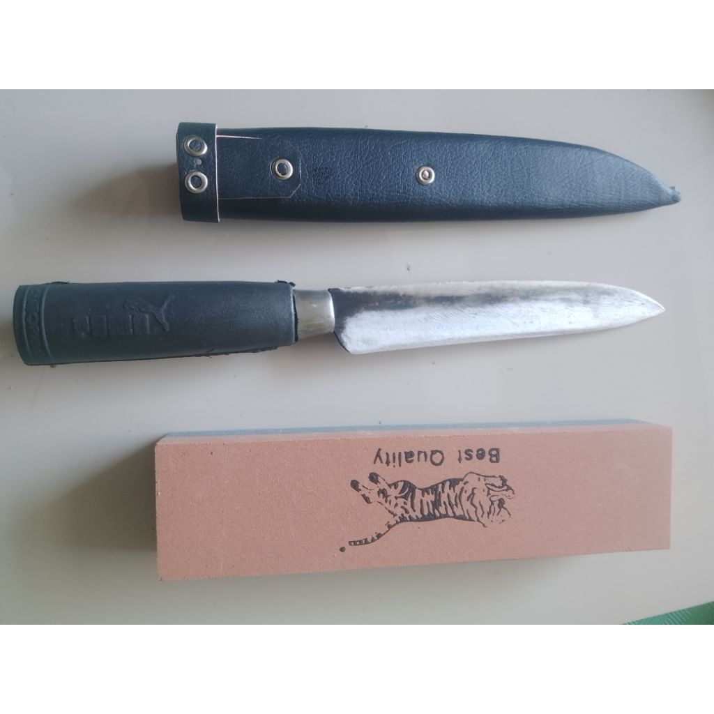 Promo 3 pcs Pisau Dapur Super Tajam + Serangka + Asahan pisau Asahan Golok Asahan Arit Asahan Sabit