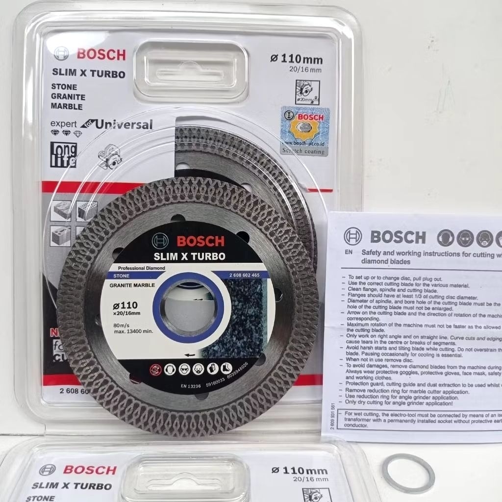 Bosch diamond slim x turbo mata gerinda potong granit bosc