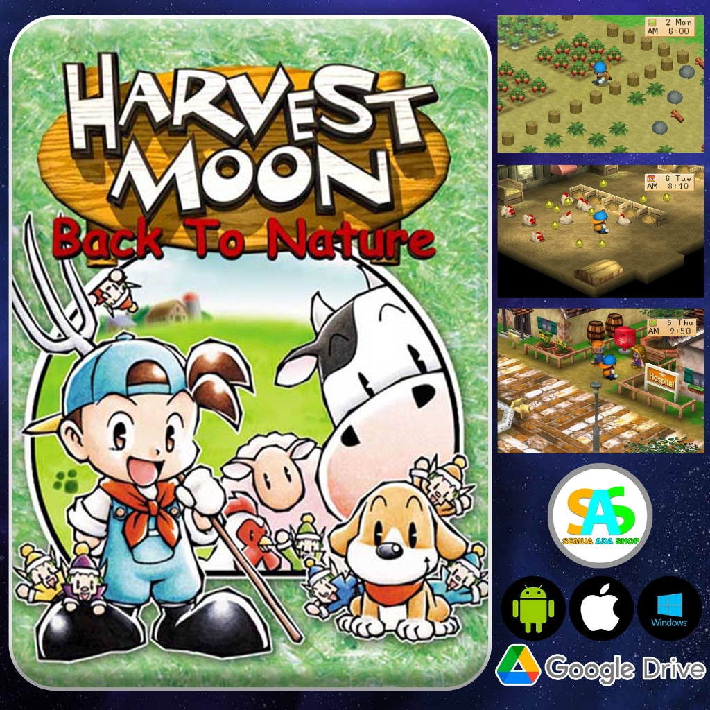 HARVEST MOON BACK TO NATURE GAME MAINKAN DI PC | ANDROID | IOS