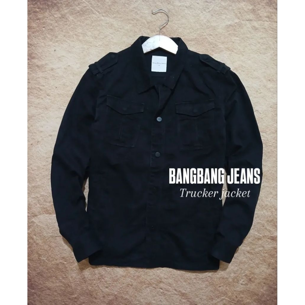 jaket trucker BANGBANG JEANS bahan kanvas recomend bekas/second/preloved