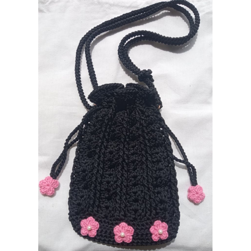 Tas Rajut/Tas Selempang Mini/Tas Rajut HP