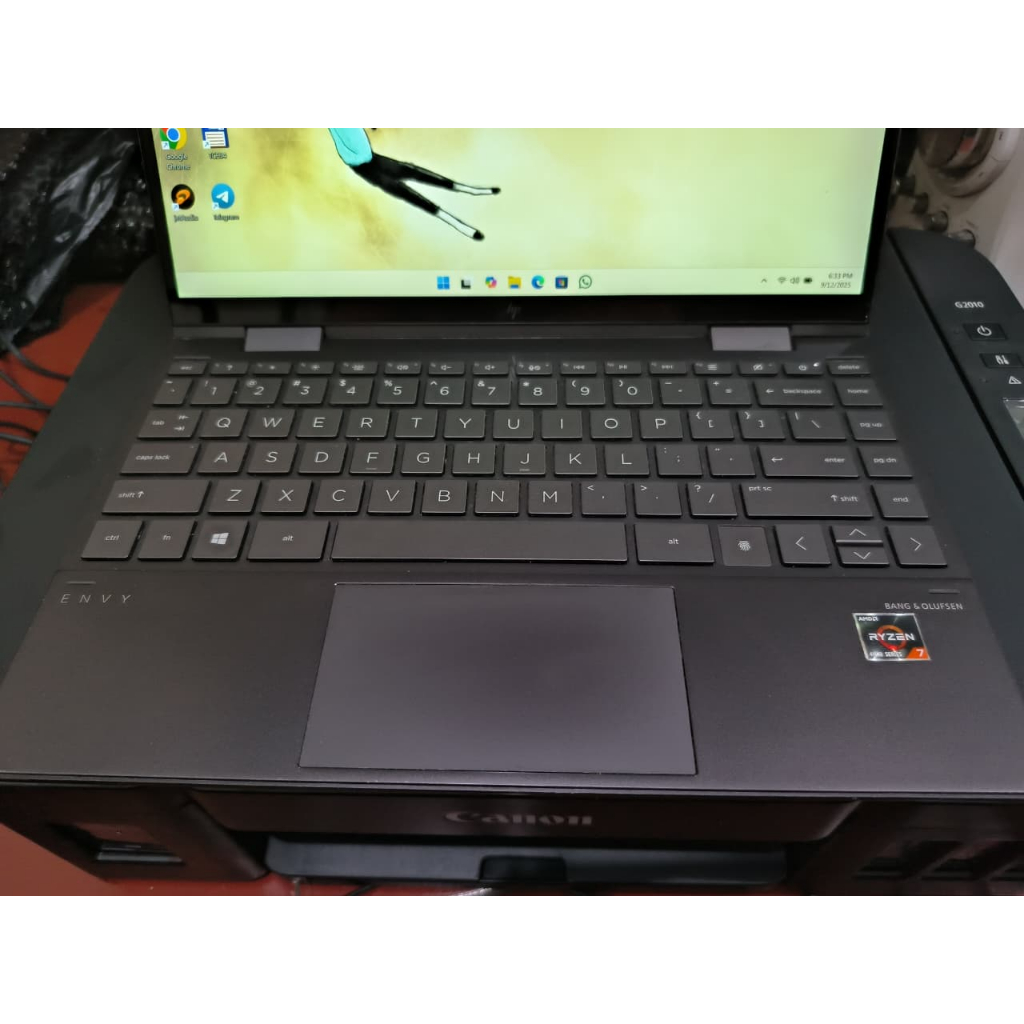 Laptop HP Envy X360 13 Touchscreen Convertible | Ryzen 7 4700U | RAM 8GB SSD 512GB | Backlight | Fin