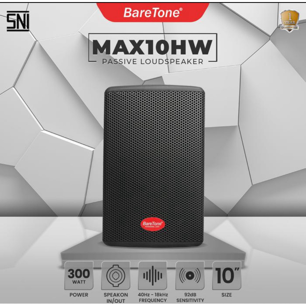 Speaker pasif Baretone 10 inch “10HW”