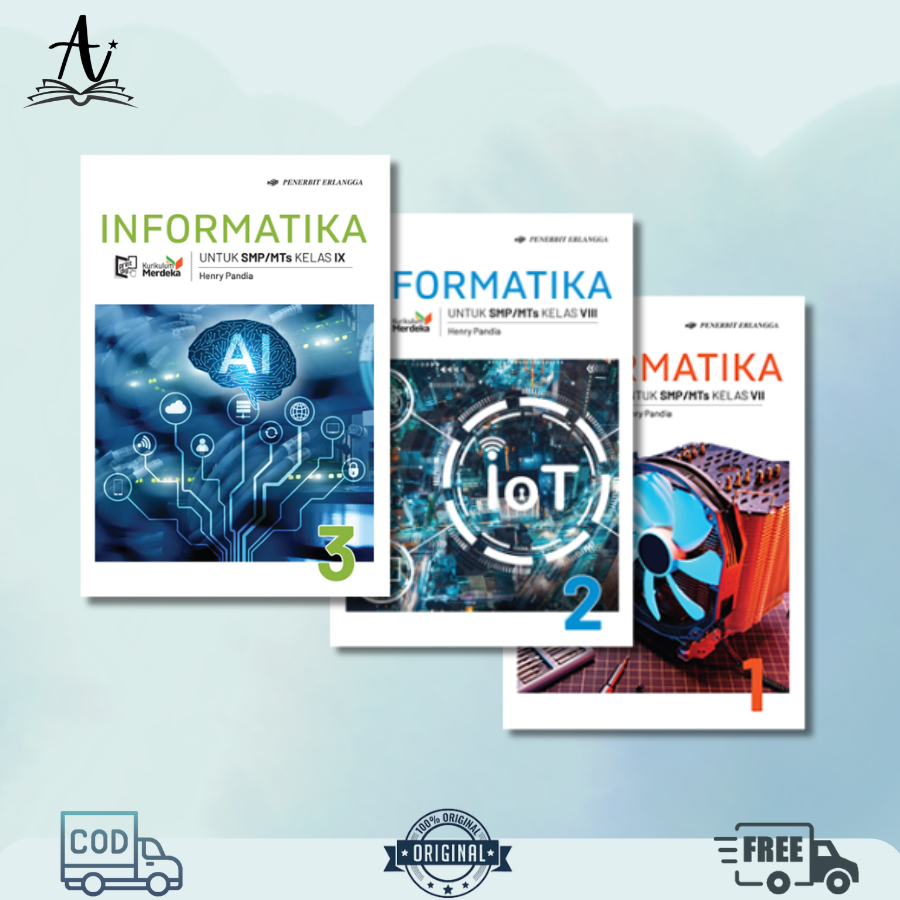 Buku  Informatika Smp/Mts Kelas 7 8 9 Kurikulum Merdeka-ERLANGGA-Henry Pandia