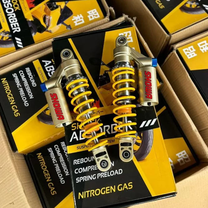 Shock Belakang Showa Kuning Skok Showa CB 400 Double Klik 325 mm Detail Original